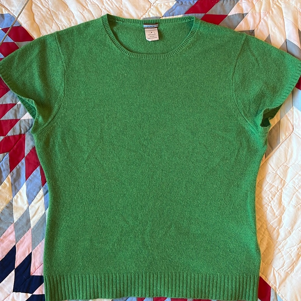 J. Crew cashmere short sleeve sweater